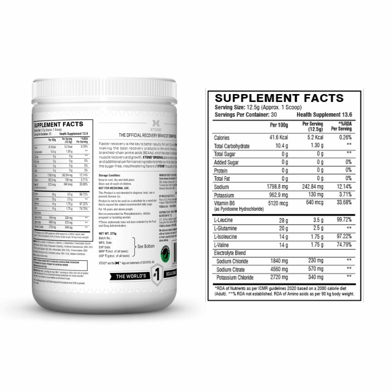 Xtend Original BCAA Watermelon Explosion 30 Serving - 375GM