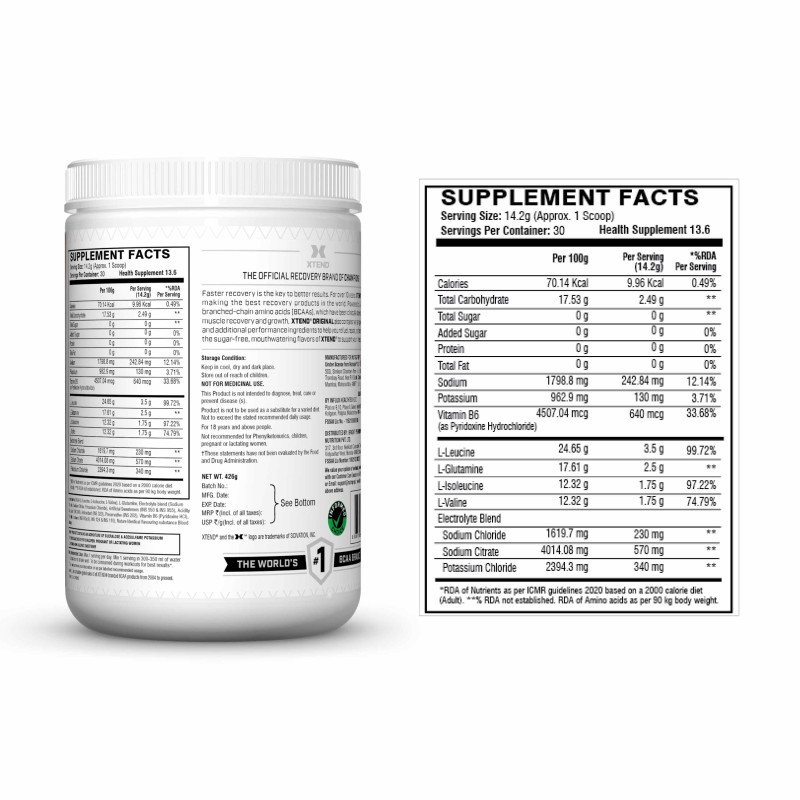 XTEND Original BCAA Italian Blood Orange 30 Serving - 426GM