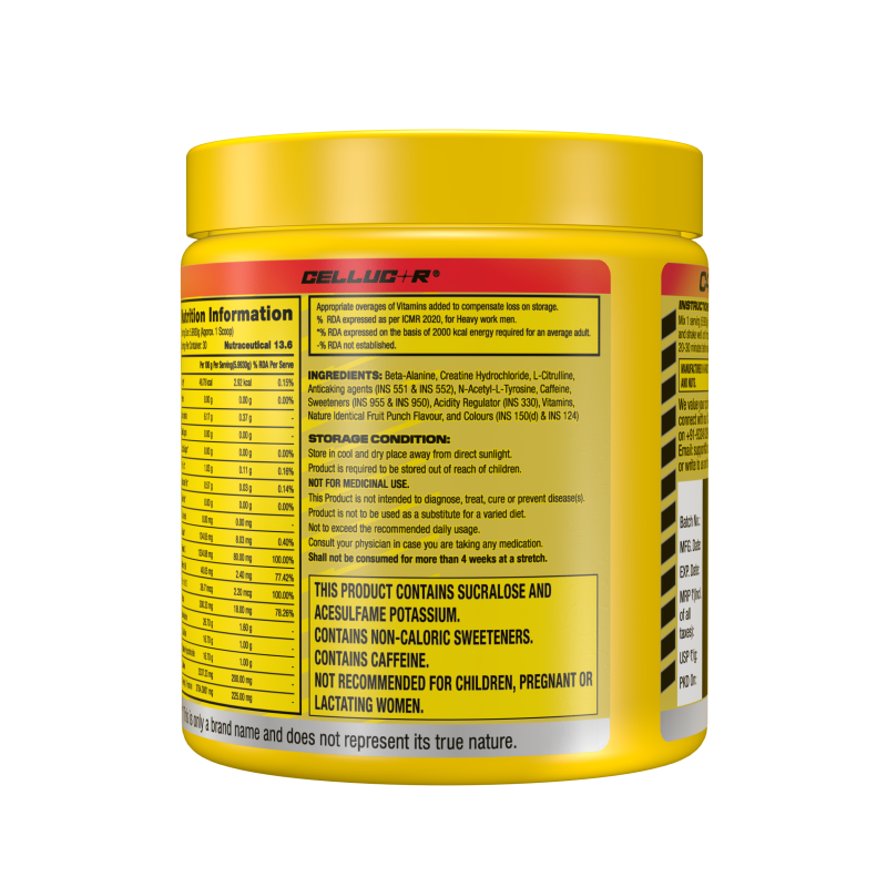 C4 ORIGINAL PRE WORKOUT FRUIT PUNCH 30 SERVING - 180GM