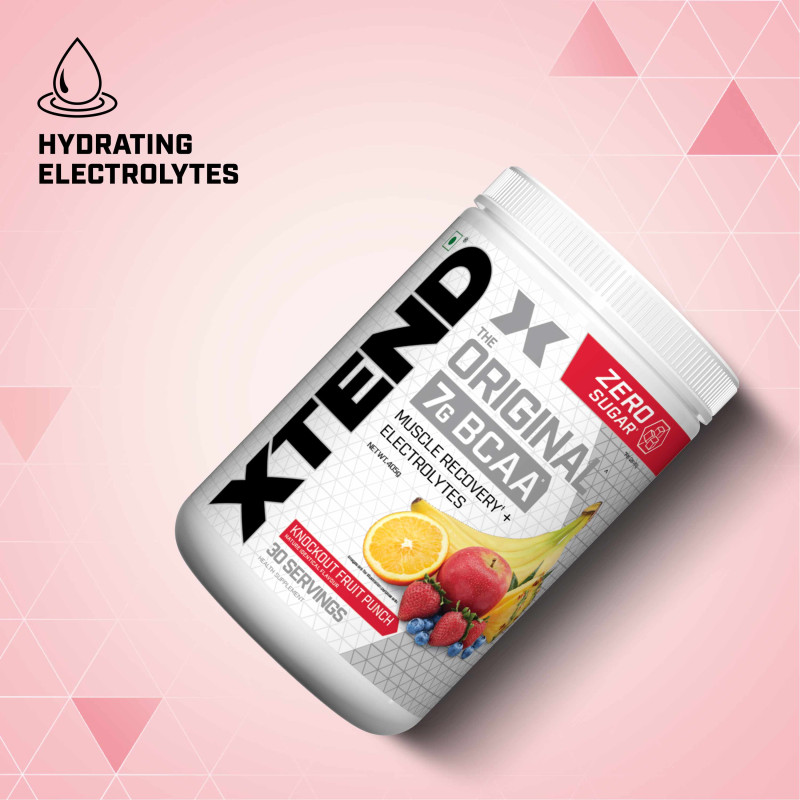 Xtend Original BCAA Knockout Fruit Punch 30 Serving - 405GM
