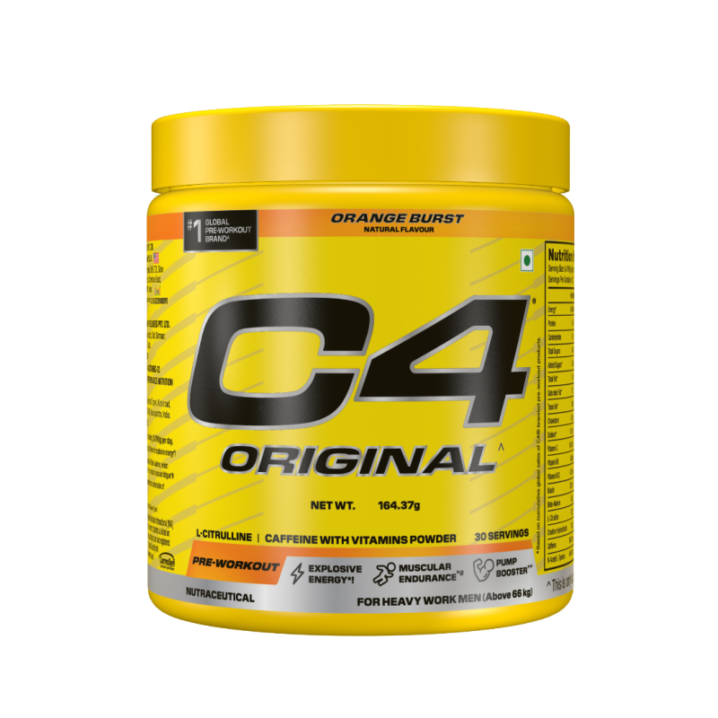 C4 ORIGINAL PRE WORKOUT ORANGE BURST 30 SERVING - 164GM